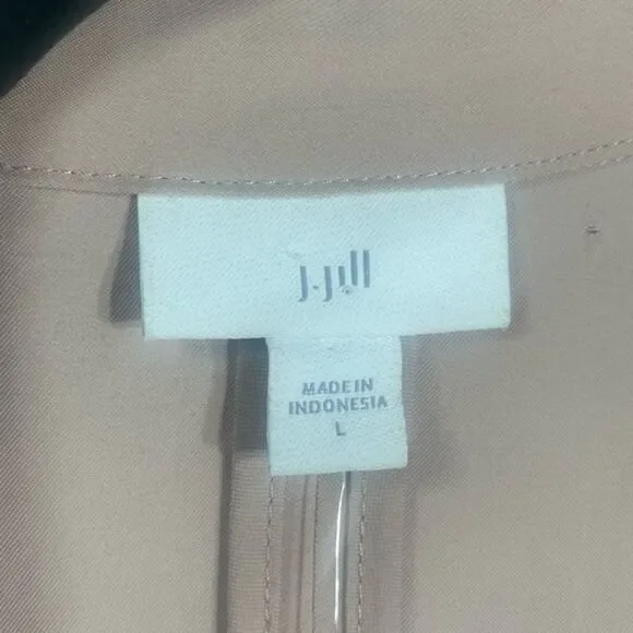 J.jill long jacket new with tags, size LBEAUTIFUL! Beige, tan and blush color.